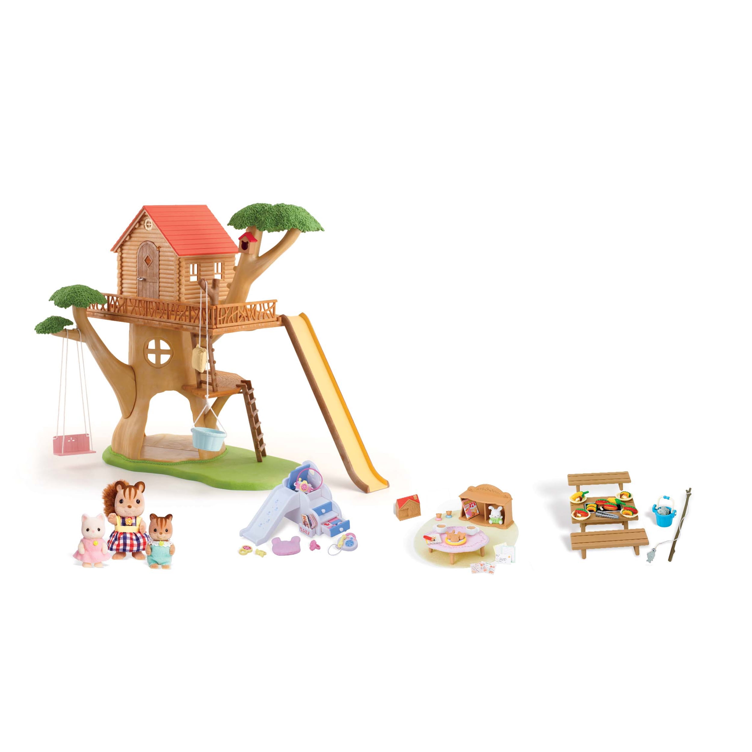 calico critters adventure tree house bonus gift set