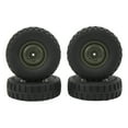 thumbnail image 2 of Roues de Voiture RC, Résistance à l'Usure Pneus RC Professionnels Durables Haute Performance 4 Pcs Forte Adhérence pour Voiture RC Kaki, Vert, 2 of 7