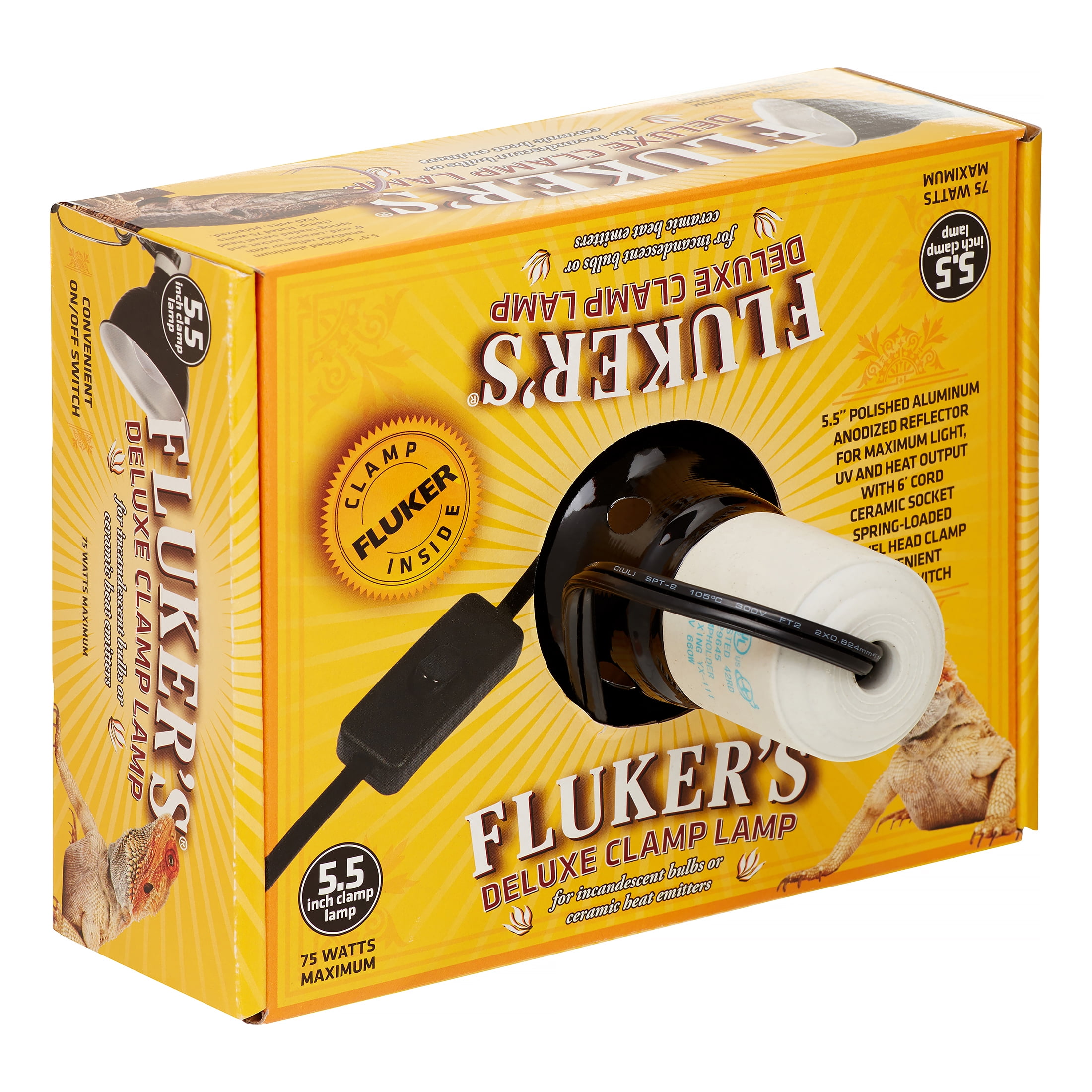 fluker's deluxe clamp lamp 5.5