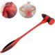 thumbnail image 5 of Martillo de masaje corporal, masajeador multifuncional de silicona elásticamente flexible para aliviar el estrés corporal (rojo + negro), 5 of 5