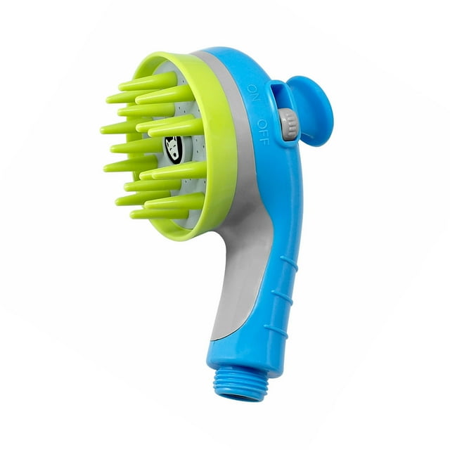 Pet Combing Shower Sprayer Water Sprinkler Brush for Dogs and Cats Handheld Grooming Shower Head with Soft