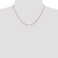 thumbnail image 2 of 14k Rose Gold 18 Inch 1.15mm Cable Rope Chain Necklace Pendant Charm Carded, 2 of 10