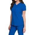 thumbnail image 3 of Medgear Fusion-Newport Scrubs Top for Women with 2 Chest Pockets, 3 of 4