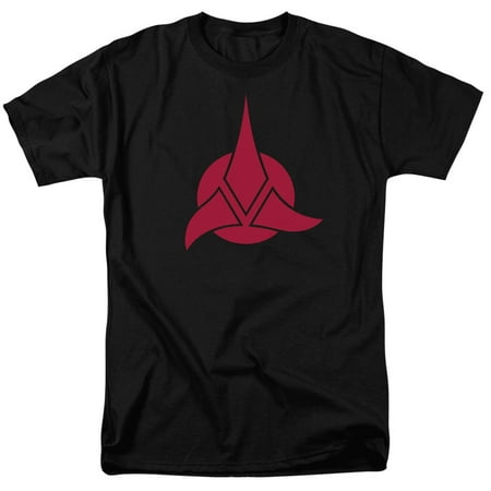 Star Trek/Klingon Logo S/S Adult 18/1 Black Cbs548