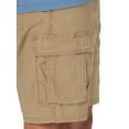 thumbnail image 3 of Wrangler Men's and Big Men's 10" Relaxed Fit Cargo Shorts With Stretch, 3 of 7