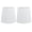 Off White, variant on Meriville Set of 2 Off White Faux Silk Clip On Chandelier Lamp Shades, 4-inch by 5-inch by 5-inch