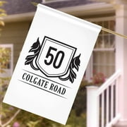 Custom Personal Address House Flag, 27" x 18"