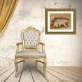 thumbnail image 3 of Moore, Regina 18x15 Gold Ornate Wood Framed with Double Matting Museum Art Print Titled - Lodge Chaperone II, 3 of 4