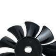 thumbnail image 3 of Ventilador de reemplazo para compresor de aire de 550W/750W, diámetro de 115 mm, 9 palas, color negro, 3 of 3