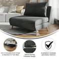 thumbnail image 2 of Flash Furniture Contemporary Expanded Polyethylene Storage Accent Chair, Dark Gray, 2 of 2