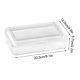 thumbnail image 5 of Fiudx Estuche de Plástico Abs Transparente de Gran Capacidad. Apilable, con Tapa a Presión para Bolígrafos, Lápices y Marcadores. 8,1 X 4,9 X 2,2 Pulgadas. Ideal para Guardar Útiles Escolares y de Of, 5 of 6