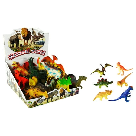 Prehistoric Dinosaurs 20 Piece Set Assorted Color and Dinos TOY-8075