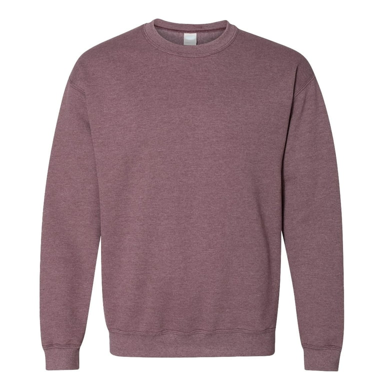 Gildan Classico - Confezione Da 2 Magliette Uomo In Cotone 100% (G500) - Taglia M - Colori: Marrone Melange + Blu Navy Melange