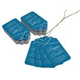 thumbnail image 3 of Inkdotpot Pack Of 50 Happy Diwali Favor Paper Tags Craft Real Silver Foil Hang Tags, 3 of 6