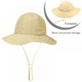 thumbnail image 2 of Boys Girls Adjustable Bucket Cartoon Caps Summer Baby Sun Hat Children UV UPF 50+ Protection Outdoor Hiking Fishing Hats, 2 of 8