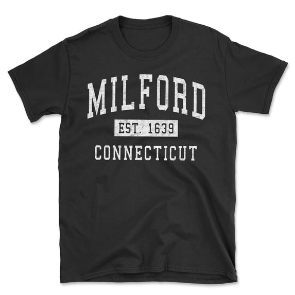 Milford Connecticut Classic Established Men's Cotton T-Shirt