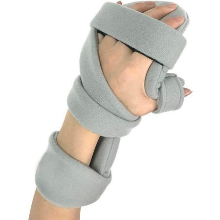 Hand Splint Functional Finger Orthotics, Post Op Resting Wrist Splint, Fingerboard, Rehab Finger Training Device for Stroke, Hemiplegia, Apoplexy, Traumatic Brain Injury Rehab (LEFT HAND)