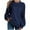 Dark Blue, variant on Fengactive Women's Casual Long Sleeve Sweaters Loose Crewneck Knit Solid Pullover Sweater Tops