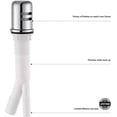 thumbnail image 3 of Design House 522946 Espace d'Air de Lave-Vaisselle&44; Finition Chromée Polie, 3 of 12