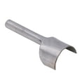 thumbnail image 1 of Half Round Cutter Punch Tool Steel Arc Shaped DIY Belt End Punches for Leather Craft Handwork45mm, 1 of 14