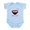 Sky Blue, variant on CafePress - Miso Cute Infant Bodysuit - Baby Light Bodysuit, Size Newborn - 24 Months