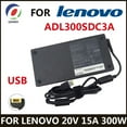 thumbnail image 2 of 20V 15A 300W USB Laptop adapter charger for Lenovo ThinkPad r9000p r9000k y9000k r7000p 9000p 9000K adl300sdc3a sa10r16956, 2 of 9