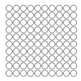 thumbnail image 1 of Round Buckle Silver Dog Pet Chest Harness Dog Seat Protector Luggage Accessories Round Buckle25x3mm / 0.98x0.12in, 1 of 1