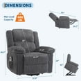 thumbnail image 2 of Power Lift Recliner Chair with Heat, for Adults & Elderly People, Remote Control, Living Room, Bedroom, 2 of 6