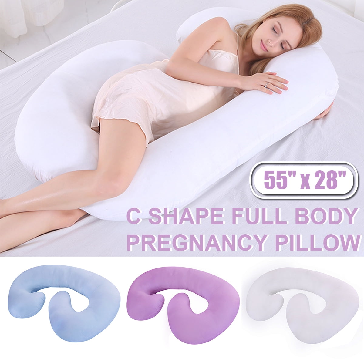 back and belly pregnancy pillow