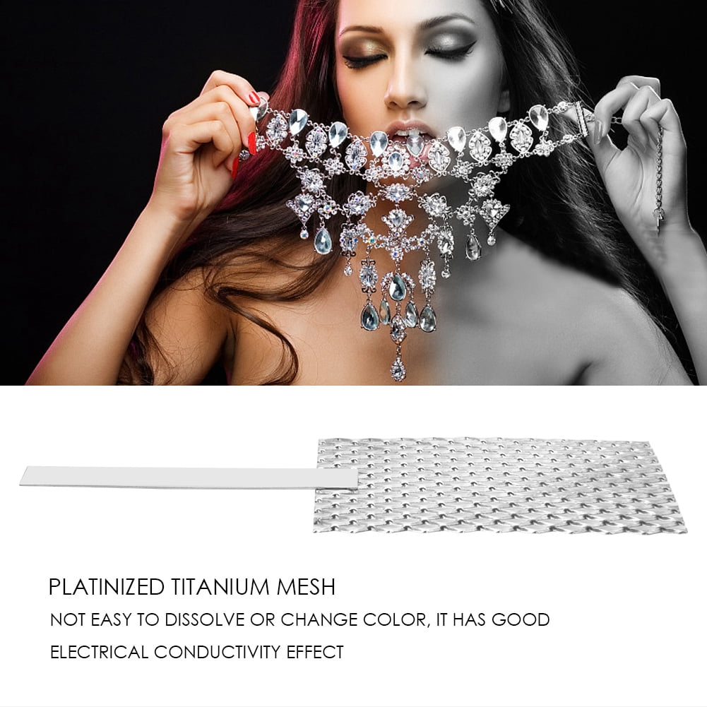Platinized Conductivity Effect Silver With Handle Jewelry Plating Mesh Mesh 