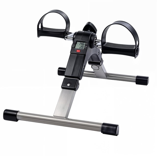 Bicicleta estática con pedales plegables YSSOA para debajo del escritorio con monitor