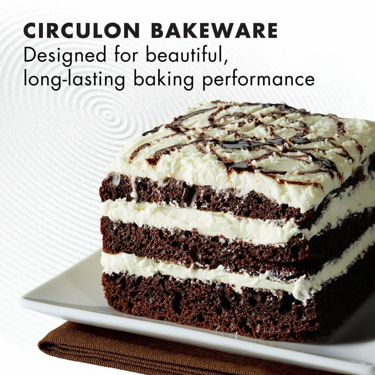 Circulon Nonstick Bakeware Chocolate Brown 9 x 13-inch Rectangular Cake Pan