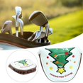 thumbnail image 3 of Golf Driver cover head Headcover Golf Putter Cover Mallet - white 12x12CM, 3 of 10