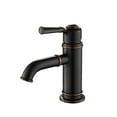 thumbnail image 2 of Kibi Victorian Single Handle Bathroom Vanity Sink Faucet with Pop Up Drain, 2 of 5