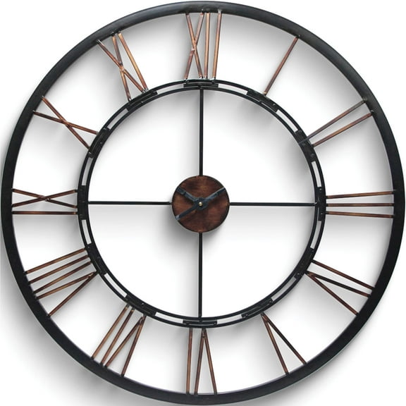 Fashion Metal Fusion Open Dial Wall Clock (1.5 X 28) Made In China gm9841