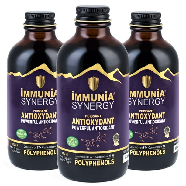 Immunia SYNERGY Elderberry supplement & Antioxydant fruits