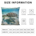 thumbnail image 5 of GOSMITH Throw Pillow Case Sea Turtles Square Cushion Cover Standard Pillowcase for Men Women Kids Home Decorative Sofa Armchair Bedroom Livingroom, 5 of 5