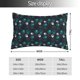 thumbnail image 2 of Fotbe Animal Footprints Funda de Almohada Decorativa Estilo Occidental, Lujo en Algodón, Fundas para Almohadas King, Cojín Estampado para Decoración del Hogar-20"x30", 2 of 6