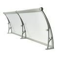 thumbnail image 6 of Self-cleaning For Sun UV Protection Front Door Aluminum Arch Rainshed With Sink, 6 of 15