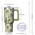 thumbnail image 2 of 40oz Tumbler with Handle and Straw, Vacuum Insulated Stainless Steel Travel Mug, Fits Car Cup Holder, Camo Print, 2 of 6