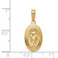 thumbnail image 3 of Pendentif Médaille Miraculeuse en Or Jaune 14K, 3 of 3
