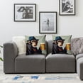 thumbnail image 2 of Animal Monkey Chimpanzee Drinking Pillowcase for Body Pillow Long Soft Throw Pillow Case Cover for Bed Couch, 2 of 7