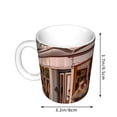 thumbnail image 2 of Yiaed Modern Urban Monkey Print Ceramics Coffee,Large Handle Design,Extra Large Tea and Coffee Cup for Office and Home Mugs, 2 of 6