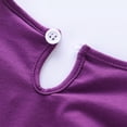 thumbnail image 6 of HWJAD Little Girls Summer Cotton Rainbow Unicorn Casual Dress Kids Short Sleeve Cartoon Dresses, 6 of 9