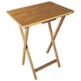 thumbnail image 3 of Plastic Development Group Ensemble de Plateaux de Table Pliants Naturel, 3 of 6