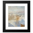thumbnail image 2 of Albert Edelfelt 12x14 Black Modern Framed Museum Art Print Titled - Paris in Snow (1887), 2 of 5