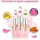thumbnail image 3 of Juego de 6 bálsamos labiales de gelatina de flores transparentes de cristal, hidratantes de larga duración y que cambian de color con la temperatura, 3 of 8