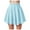 Light Blue, variant on HZLPFO Women's Skirts Pleated Skater Skirt Basic Casual High Waisted Ruffles Flared Mini Lingerie Skirts Green,XL