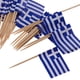 thumbnail image 4 of 200 piezas decorativas bandera palillos de dientes fiesta comida decoraciones, 4 of 7