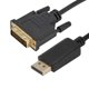 thumbnail image 5 of Cateissary DP Display-port macho a DVI-D Cable convertidor macho compatible con 1080P Full HD DisplayPort a DVI Cable adaptador para HDTV Laptop Teléfono y Comunicación, 5 of 6